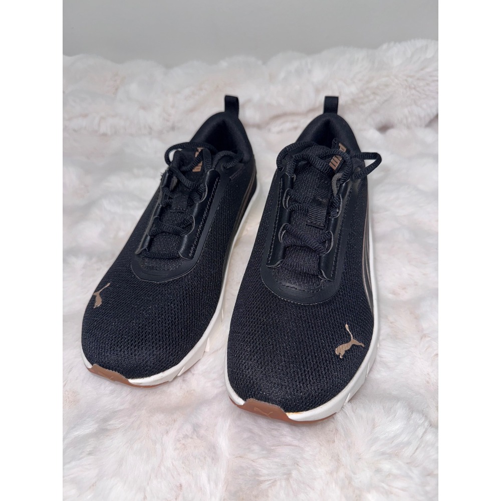 Puma Softride Sophia 2 Womens Running Shoes Black Rose Gold Size 7